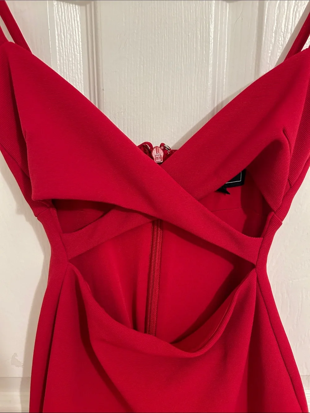 Nookie x Revolve Heidi Bodycon Cut Out Dress In Red New Size AU 6, US 2, XS - Picture 8 of 13